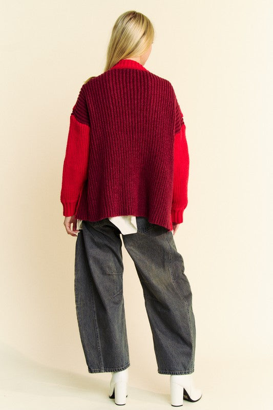 Davi & Dani Cable-Knit Color Block Open Front Cardigan Tops/Jackets/Sweaters Clothing Tops Davi & Dani Ship from USA TikTok Trendsi USPS Walmart Trendsi https://www.cyberehub.com