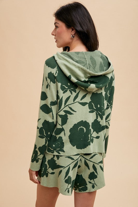 Annie Wear Flower Pattern Drawstring Hooded Top and Shorts Sweater Set Apparel Annie Wear Apparel Ship from USA TikTok Trendsi Trendsi https://www.cyberehub.com