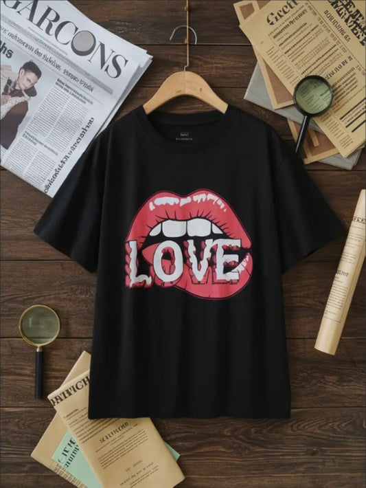 Love Valentine'S Day T-Shirt, Couple T-Shirt, Couple Christmas, Fashion Casual T-Shirt, Short-Sleeved T-Shirt Apparel/Shirt/Graphic Shirt SNULLO https://www.cyberehub.com