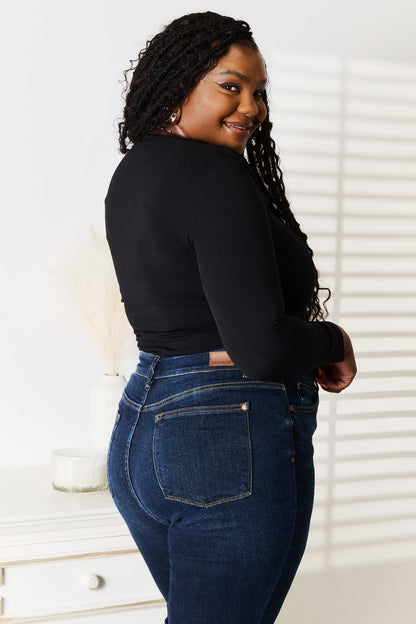 Basic Bae Asymmetrical Neck Long Sleeve Top Apparel/Tops Basic Bae Ship from USA TikTok Tops Trendsi USPS Walmart Walmart Apparel Trendsi https://www.cyberehub.com