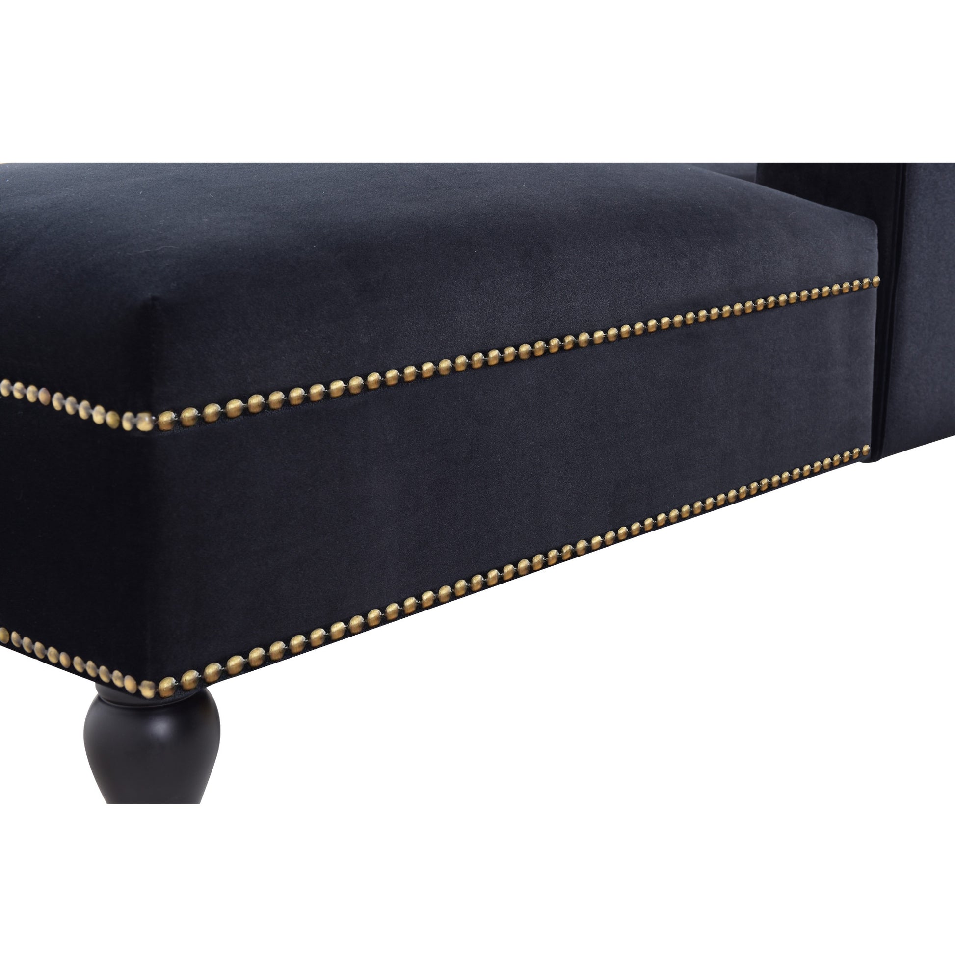 [New+Video] 58''Velvet Chaise Lounge,Button Tufted Right Arm Facing Lounge Chair with Nailhead Trim & Solid Wood Legs for Living Room or Office,Sleeper Lounge Sofa (New style of WF284880AAB) Giga GNJ Home Home & Garden Sofa Walmart Giga https://www.cyberehub.com