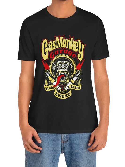Men's Round Neck T-shirt With Fashionable Monkey Print, Fashionable Short Sleeved Top Apparel/Shirt/Graphic Shirt SNULLO https://www.cyberehub.com