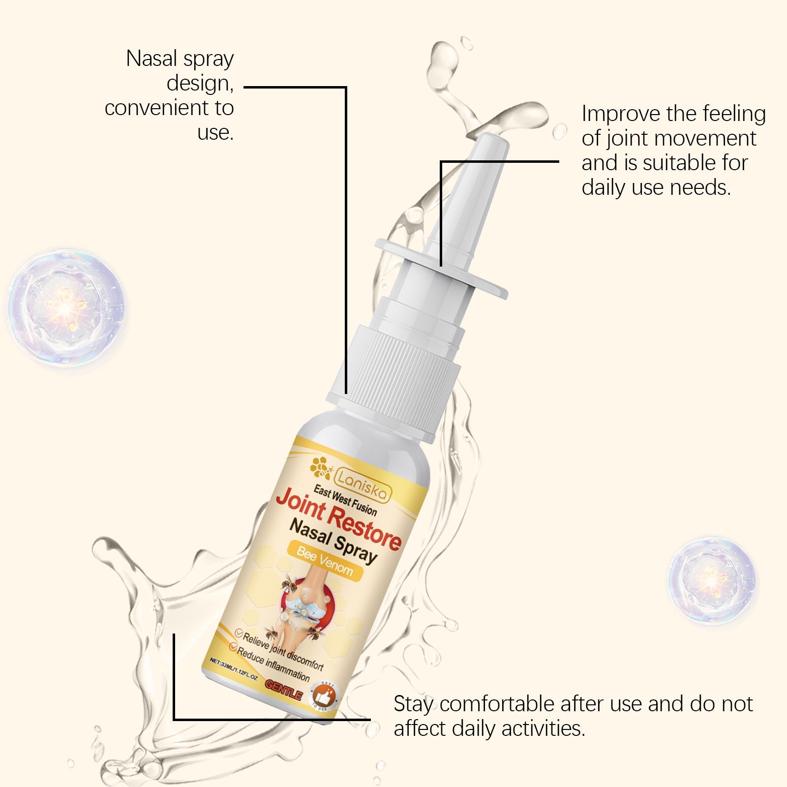 Laniska Herbal Joint Nasal Spray Relieves Joint Discomfort And Improves Flexibility And Comfort Care Spray Health & Beauty Health & Beauty Under 10 UniversalMaax https://www.cyberehub.com