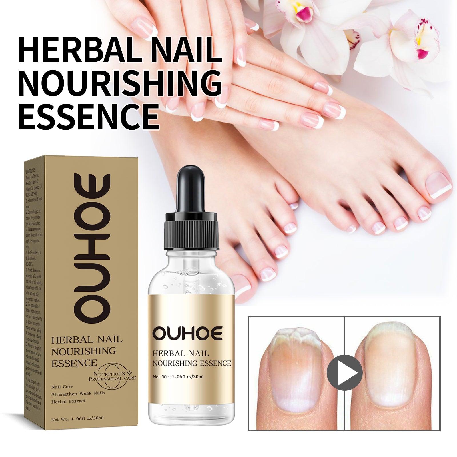 Herbal Nail Nourishing Essence, Hand And Foot Moisturizing Care And Repair Thickening Nail Grey Nail Inlaid Nail Shine Essential Oil Health Eprolo https://www.cyberehub.com
