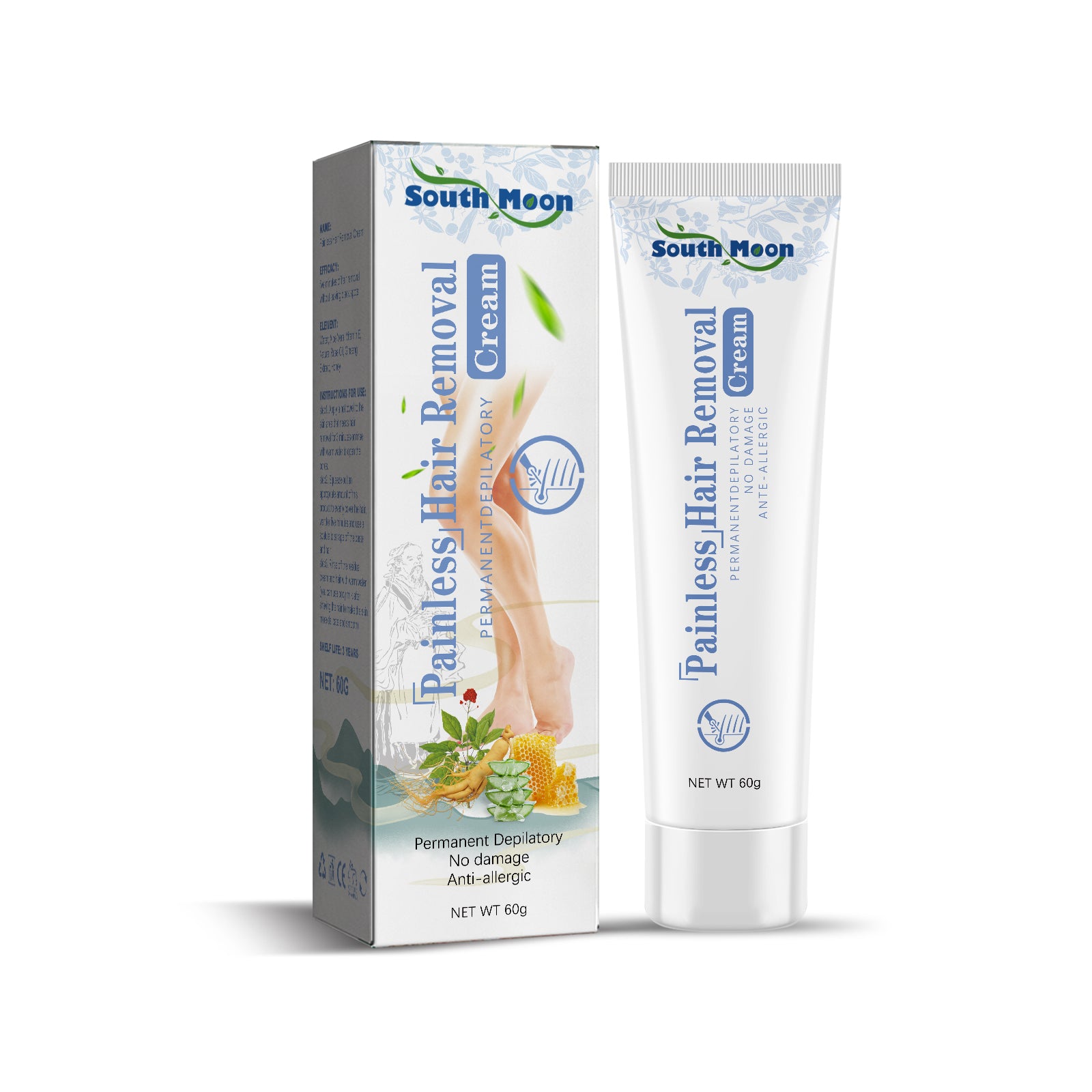 Painless Hair Removal Cream, Gentle Hair Removal Without Black Spots On The Whole Body Hair Removal Cream default title Health Eprolo https://www.cyberehub.com