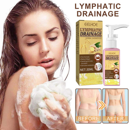 Lymphatic Drainage Herbal Shower Gel, Deep Cleaning, Waist Shaping, Body Shaping, Skin Tightening, Tummy Tightening And Ginger Essence Moisturizing Health Eprolo https://www.cyberehub.com