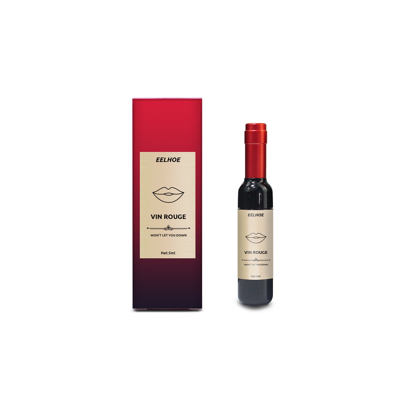 Vin Rouge Lip Tint, Non-Stick Cup Color Development Portable Waterproof Non-Fading Moisturizing Red Wine Bottle Lip Glaze chardonnay orange Health Eprolo https://www.cyberehub.com