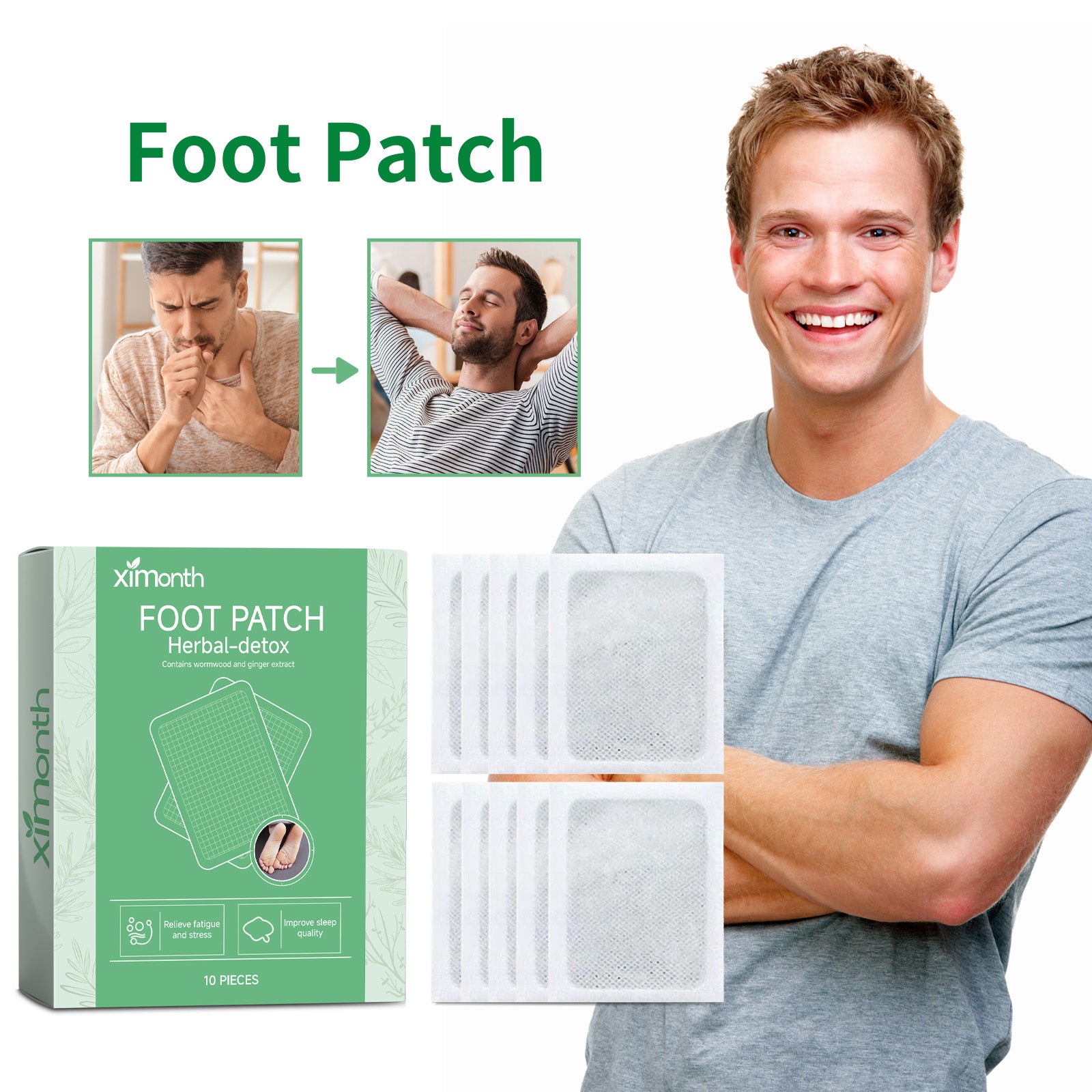 Foot Patch, Moisturizing Alleviate The Pressure Of The Body Care Sleep Foot Patch Health Eprolo https://www.cyberehub.com