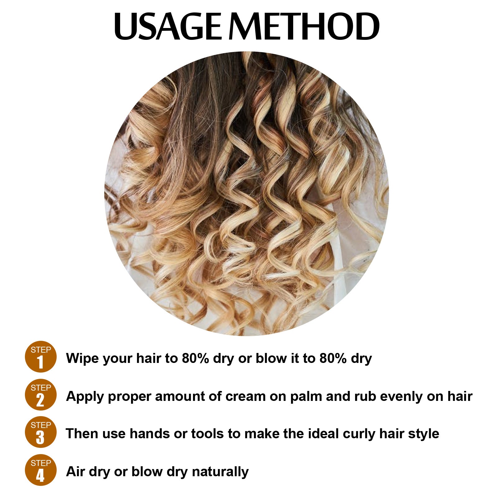 EELHOE Elastin, Anti-Frizz Curly Hair Volumizing Natural Fluffy Moisturizing Styling Perm Care Style Health Eprolo https://www.cyberehub.com
