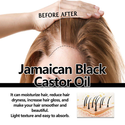 Jamaican Black Castor Oil, Moisturize Scalp And Prevent Dry Hair Thick And Solid Hair Beautiful And Shiny Easy To Absorb Essential Oils Health Eprolo https://www.cyberehub.com