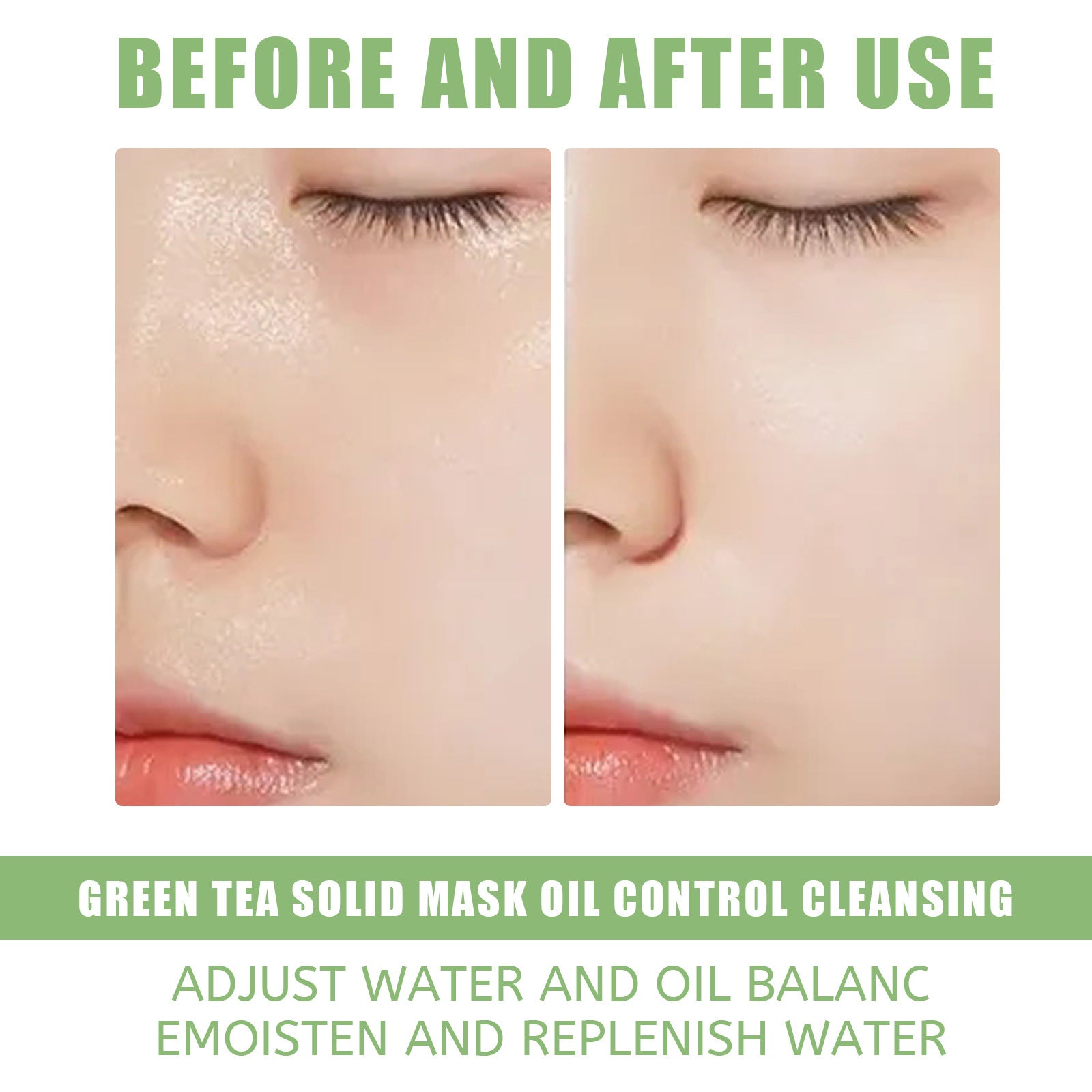 Green Tea And Eggplant Solid Mask, Facial Deep Cleansing, Moisturizing And Firming Skin Smear Mud Mask Stick Health Eprolo https://www.cyberehub.com