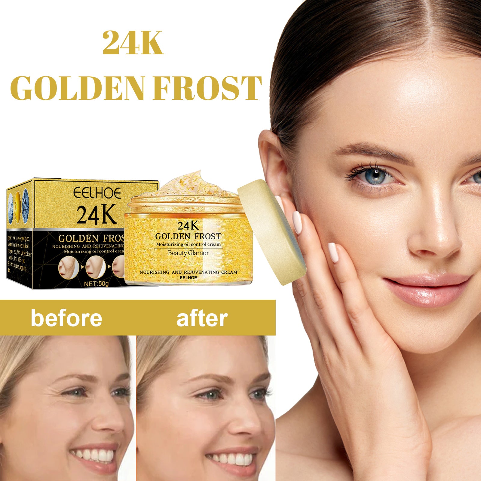 24K Gold Repair Tender Eye Cream, Hydrates Firms And Reduces Fine Lines And Dark Circles Eye Cream Health Eprolo https://www.cyberehub.com