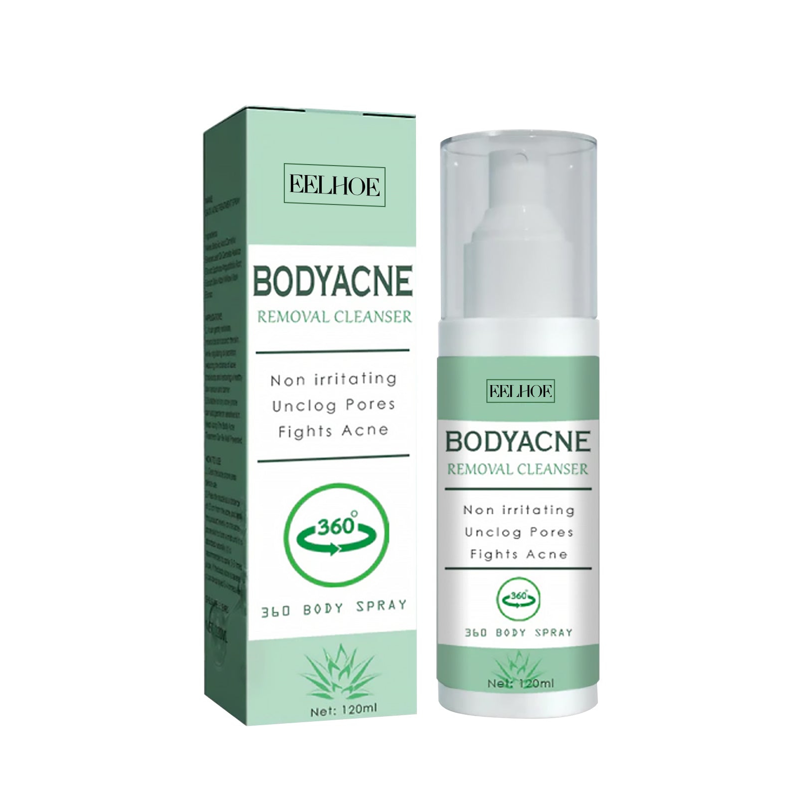 Body Acne Removal Cleanser Spray, Deep Clean Back Arm Fade Acne Beauty Moisturizing Spray default title Health & Beauty Health Eprolo https://www.cyberehub.com