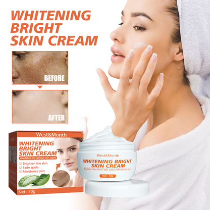Whitening Bright Skin Cream, Lighten Face Spots Melanin Brightening Moisturizing Skin Beauty Cream Health Eprolo https://www.cyberehub.com