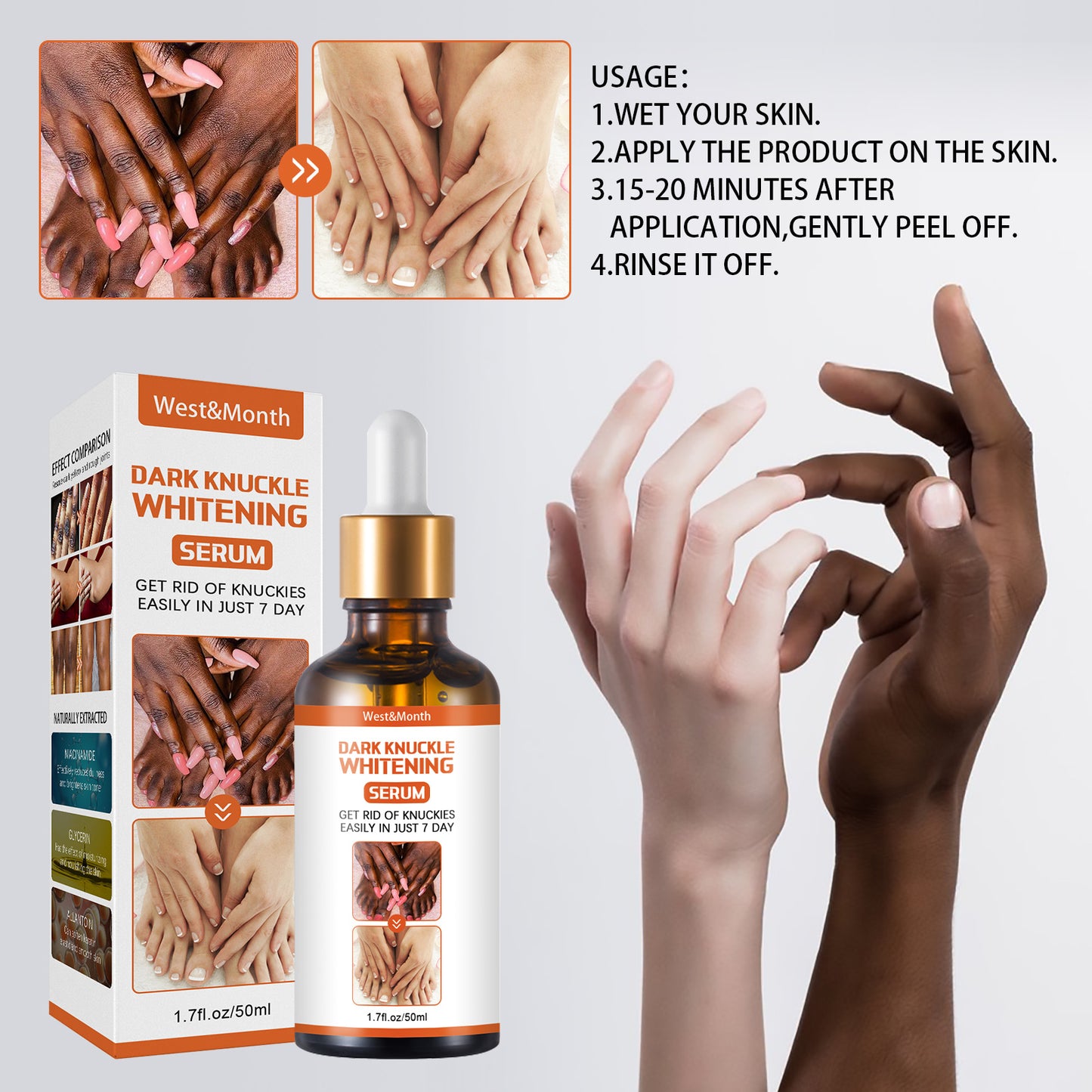 Skin Blackening Essence Brightening Knee Ankle Horn Melanin Removing Moisturizing Essence Health & Beauty Health Eprolo https://www.cyberehub.com