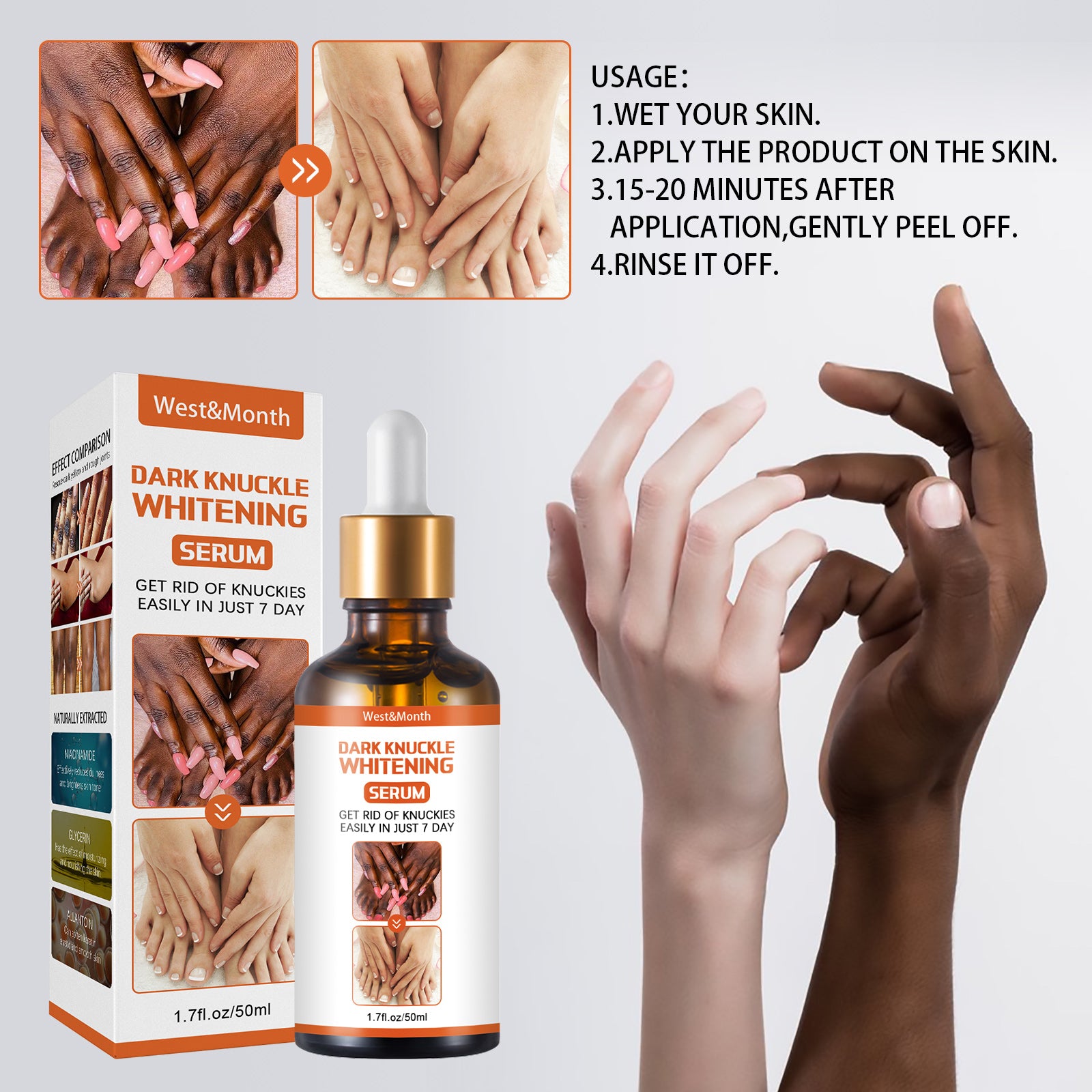 Skin Blackening Essence Brightening Knee Ankle Horn Melanin Removing Moisturizing Essence Health & Beauty Health Eprolo https://www.cyberehub.com