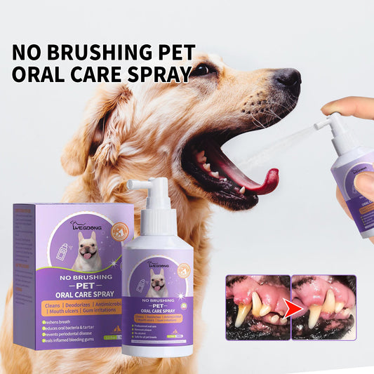 Yegbong Dog And Cat Tooth Cleaning Spray, Pet Mouth Cleaning Breath Fresh Deodorizing Cleaning Spray default title Pet Supplies Pet Eprolo https://www.cyberehub.com