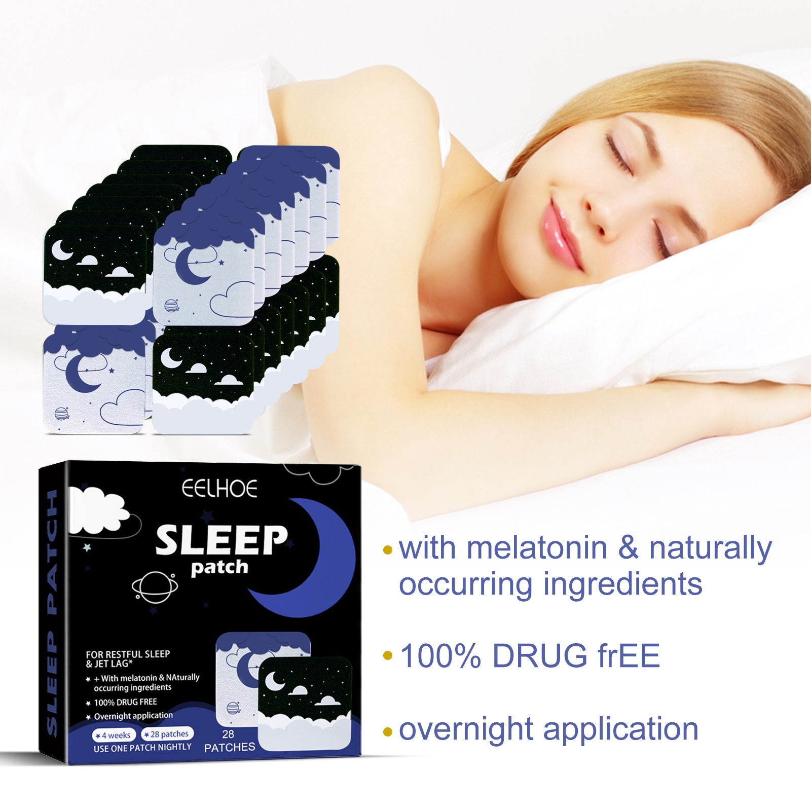 Sleep Aid Patch, Relieve Irritability, Anxiety, Insomnia, Improve Sleep Quality And Improve Sleep Quality Health Eprolo https://www.cyberehub.com