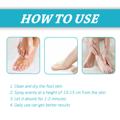 Foot Spray Foot Skin Moisturizing, Anti-Cracking, Deodorizing, Deodorizing And Repairing Nail Care Spray Health Eprolo https://www.cyberehub.com