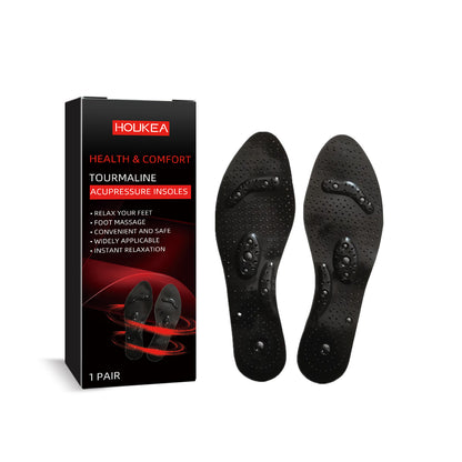 Tourmaline Acupressure Insoles, Foot Care Vein Repair Body Toning Body Care Foot Pads default title Health & Beauty Health Eprolo https://www.cyberehub.com