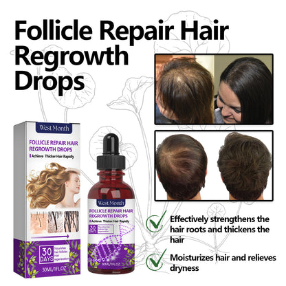 Follicle Repair Hair Regrowth Drops, Hair Protection Strong And Solid Hair Thickening Scalp Nourishing Massage Lotion Health Eprolo https://www.cyberehub.com