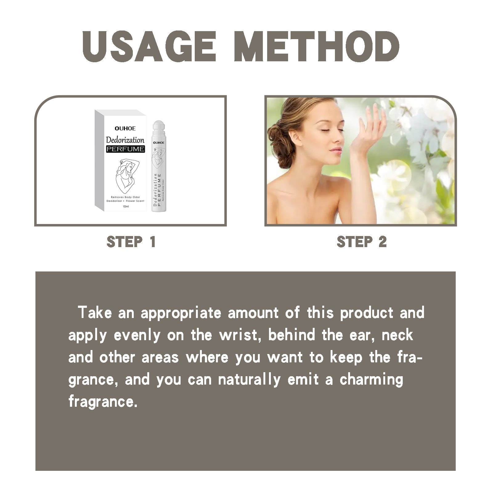 Deodorant Roll-On Perfume, Relives Underarm Body Odor Refreshing Anti-Perspirant Natural Fragrance Portable Perfume Health Eprolo https://www.cyberehub.com