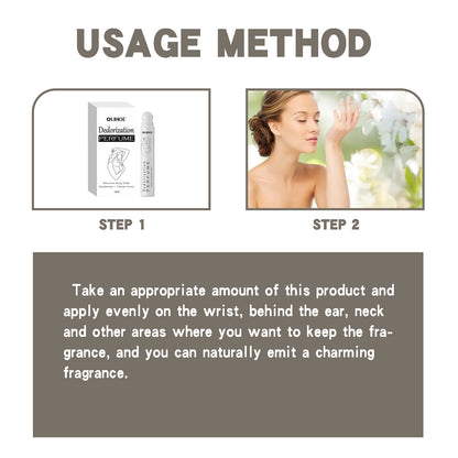 Deodorant Roll-On Perfume, Relives Underarm Body Odor Refreshing Anti-Perspirant Natural Fragrance Portable Perfume Health Eprolo https://www.cyberehub.com