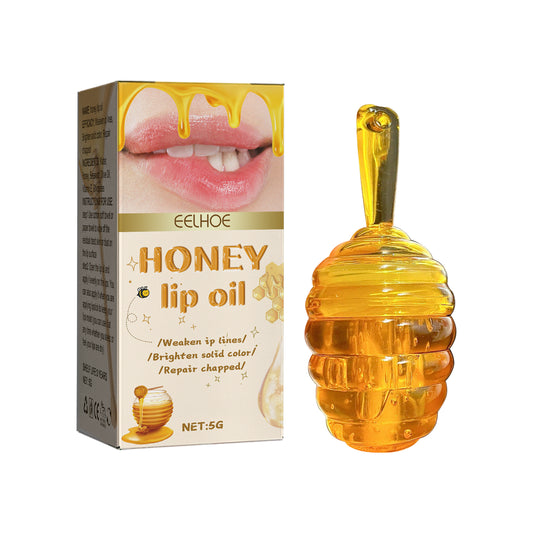 Honey Lip Oil, Reduces Lip Lines Prevents Dryness And Flaking Moisturizing Lip Oil default title Health Eprolo https://www.cyberehub.com