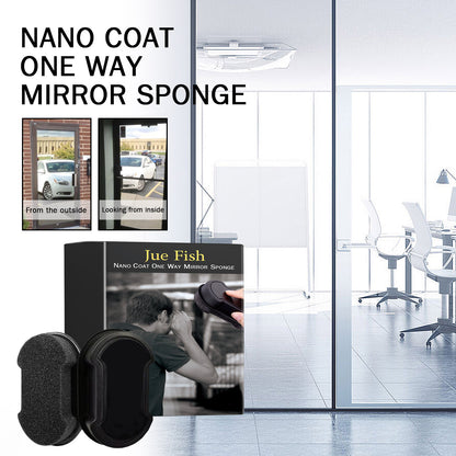 Nano Coat One Way Mirror Sponge, Car Windshield Bathroom Office Floor-To-Ceiling Window Glass Nanosponge Wipe Health Eprolo https://www.cyberehub.com