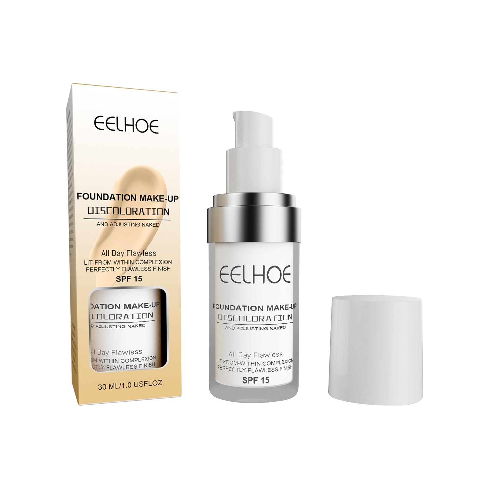 EELHOE Concealer Color Change Liquid Foundation Concealer Long-Lasting Moisture Moisturizing, Moisturizing, Moisturizing, Warming, Brightening And Clear Complexion default title Health Eprolo https://www.cyberehub.com