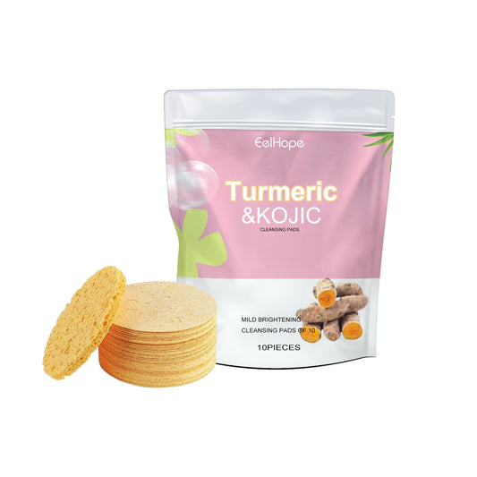 EelHope Turmeric & Kojic Cleansing Pads, Deep Clean Delicate Pores Reduce Acne Spots Facial Skin Brightening Health Eprolo https://www.cyberehub.com