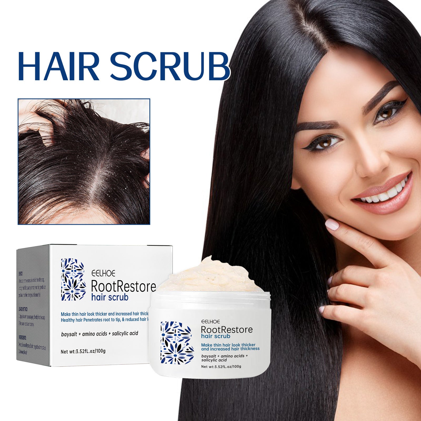 Hair Scrub Cleans Scalp Dandruff, Soothes Itchiness, Moisturizes Dense, Firming, And Prevents Hair Loss Health Eprolo https://www.cyberehub.com