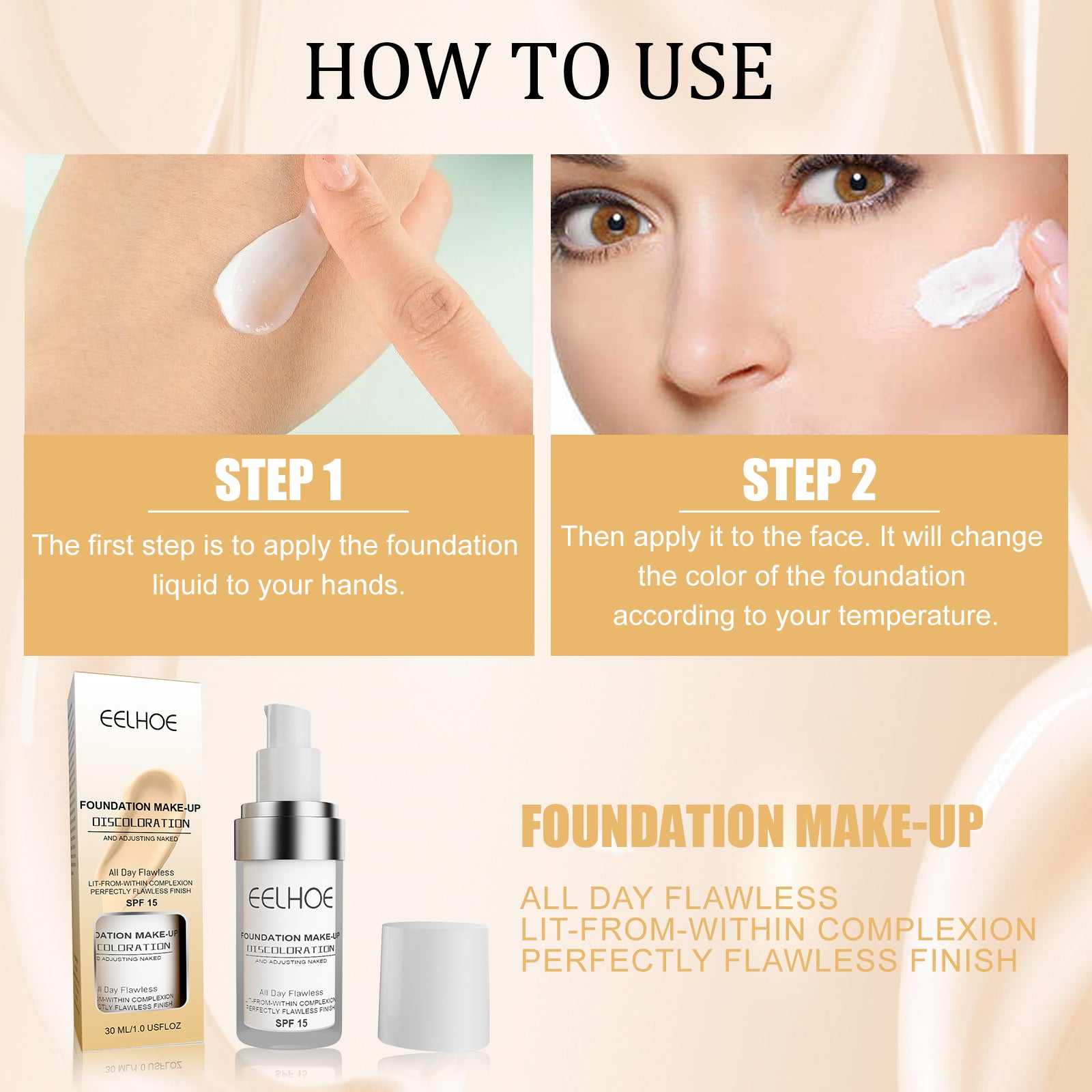 EELHOE Concealer Color Change Liquid Foundation Concealer Long-Lasting Moisture Moisturizing, Moisturizing, Moisturizing, Warming, Brightening And Clear Complexion Health Eprolo https://www.cyberehub.com