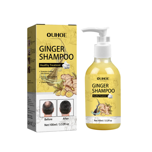 Ginger Dense Hair Shampoo, Moisturizes Reduces Itchiness, Strengthens Dense And Fluffy Hair Care Shampoo default title Health Eprolo https://www.cyberehub.com