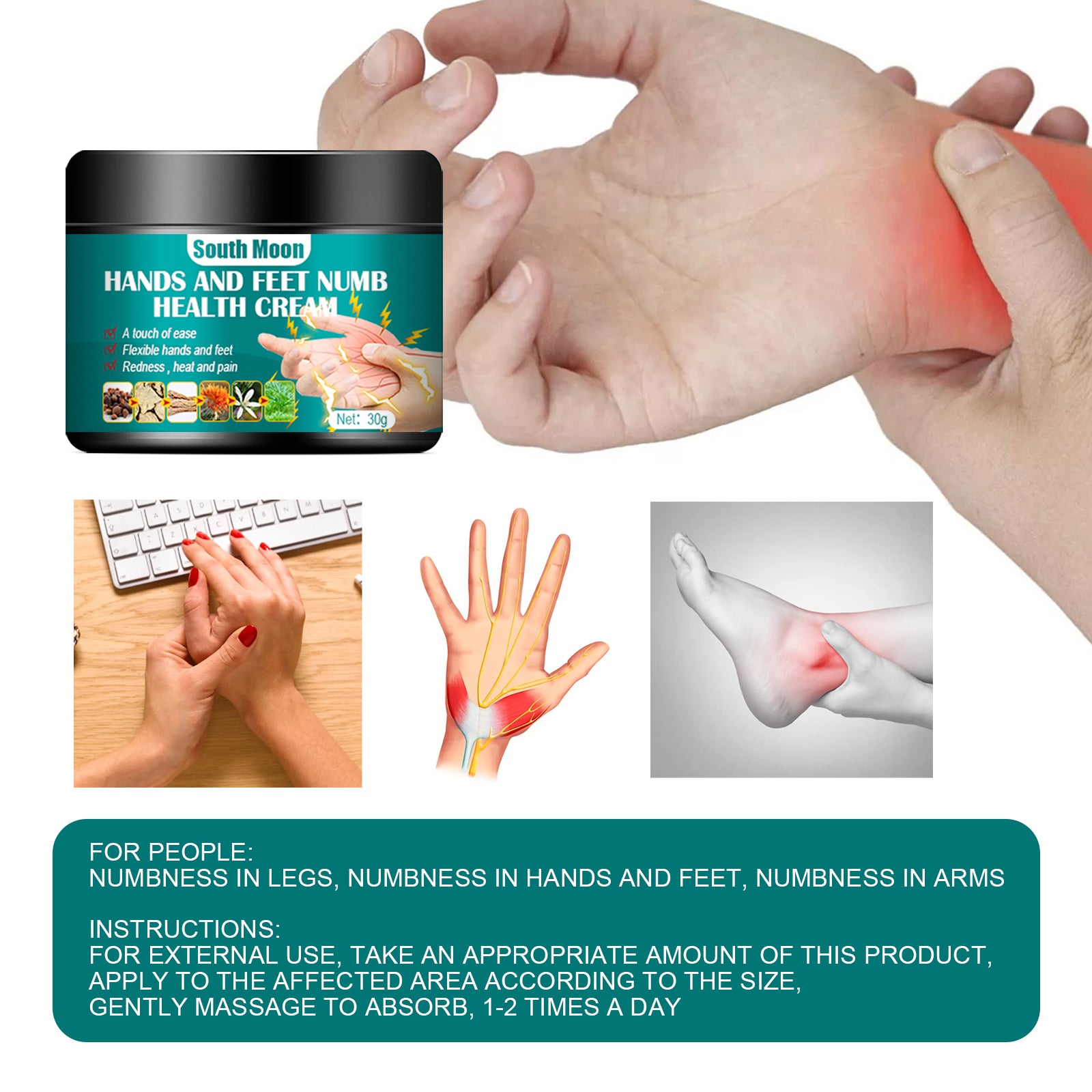Hand And Foot Care Cream Gently Relieves Hand And Foot Discomfort Body Repair Apply Massage Care Cream Health Eprolo https://www.cyberehub.com
