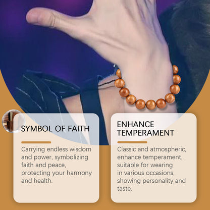 Rosewood Buddha Bead Bracelet Daily Simple Fashion Design Bracelet Personality All-In-One Beaded Bracelet HOEXE eprolo https://www.cyberehub.com