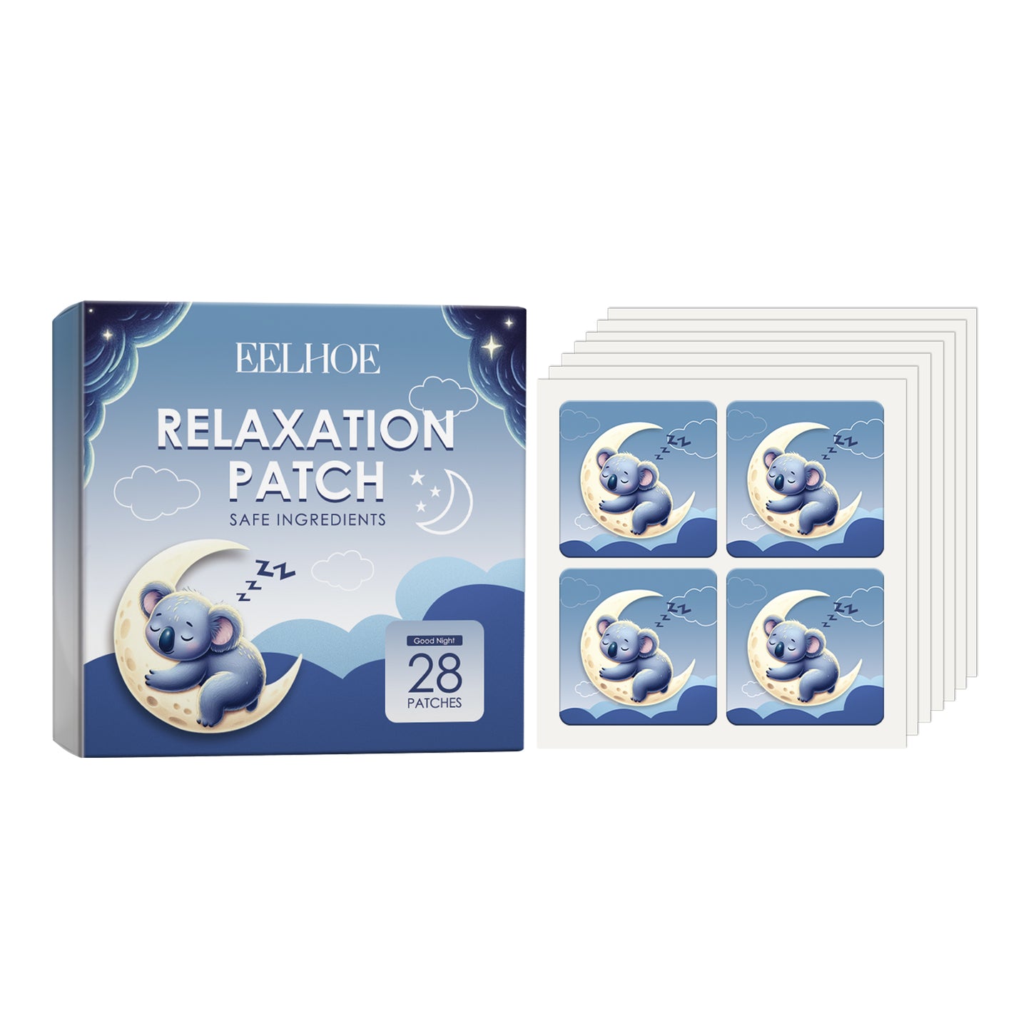 Relaxation Patch, Sleep Patches To Help You Fall Asleep Faster At Night And Protect Your Sleep Quality default title Health & Beauty Health Eprolo https://www.cyberehub.com