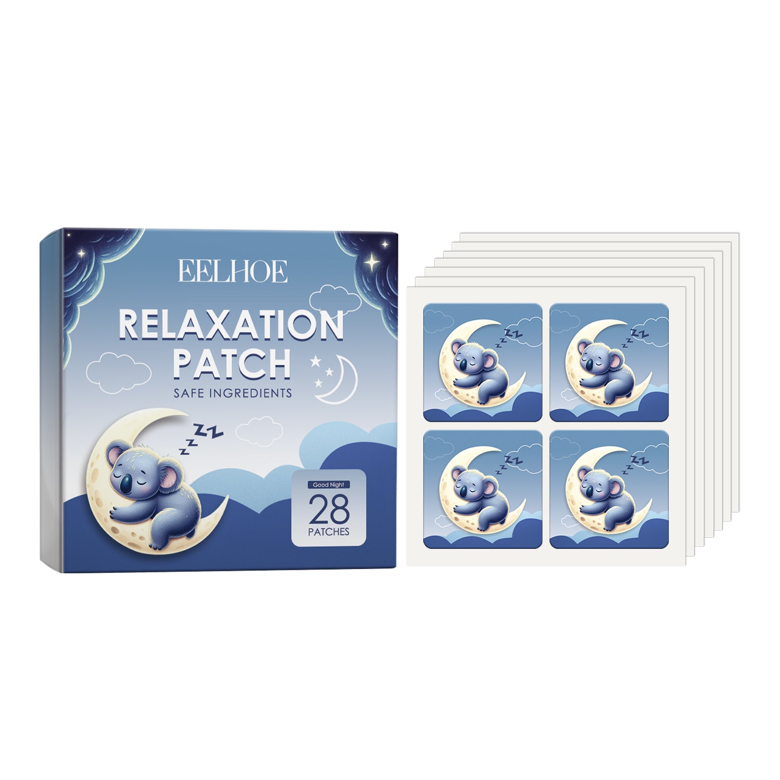 Relaxation Patch, Sleep Patches To Help You Fall Asleep Faster At Night And Protect Your Sleep Quality default title Health & Beauty Health Eprolo https://www.cyberehub.com