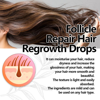 Follicle Repair Hair Regrowth Drops, Hair Protection Strong And Solid Hair Thickening Scalp Nourishing Massage Lotion Health Eprolo https://www.cyberehub.com