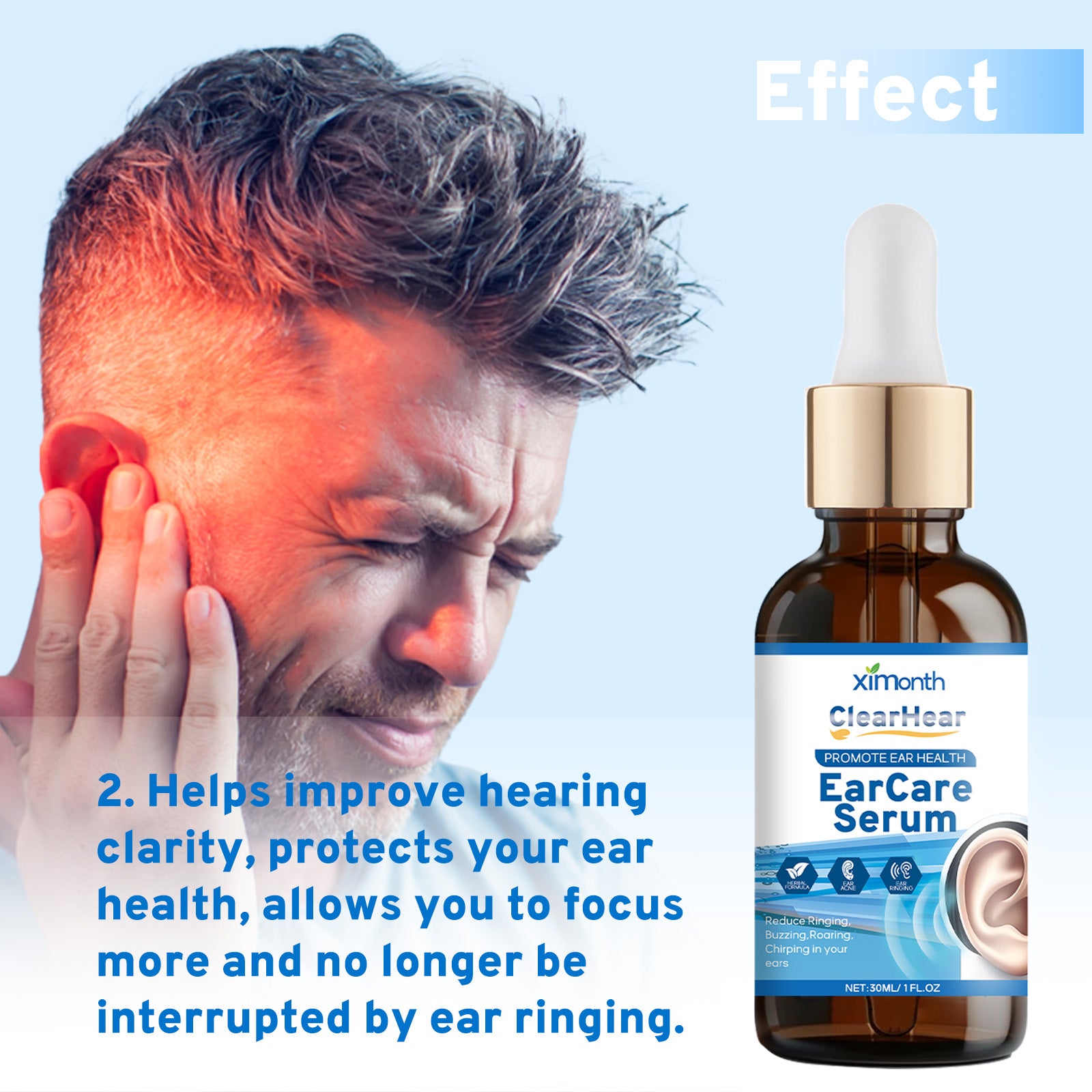 Tinnitus Care Solution For Relief Of Tinnitus, Back And Ear Discomfort Body Care Cleansing Ear Care Solution Health & Beauty Health Eprolo https://www.cyberehub.com