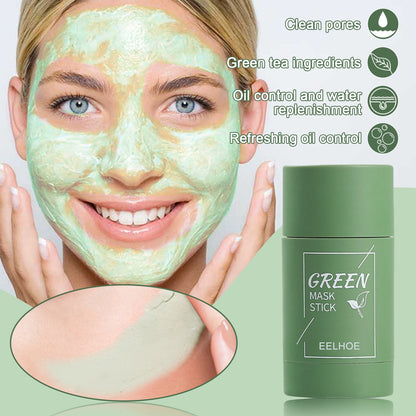 Green Tea Solid Mask, Deep Cleansing Hydrating Mask Stick Pore-Narrowing Paste Mask Stick Health Eprolo https://www.cyberehub.com