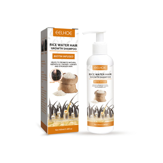Rice Dense Hair Shampoo Deep Clean Thick Hair Moisturizing Hair Root Solid Hair Care Shampoo default title Health Eprolo https://www.cyberehub.com