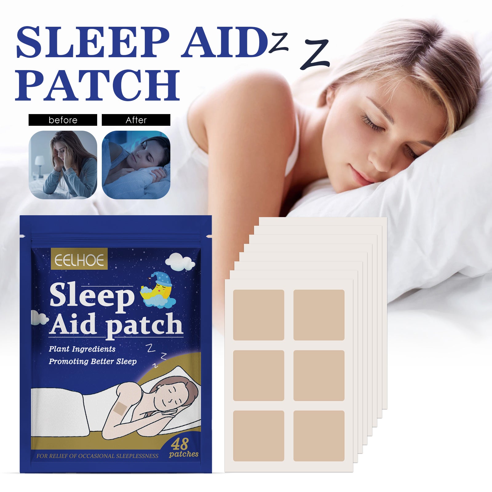 Sleep Patch Soothes The Body Improves Sleep Comfort Pamper Sleeping Body Patch Health Eprolo https://www.cyberehub.com