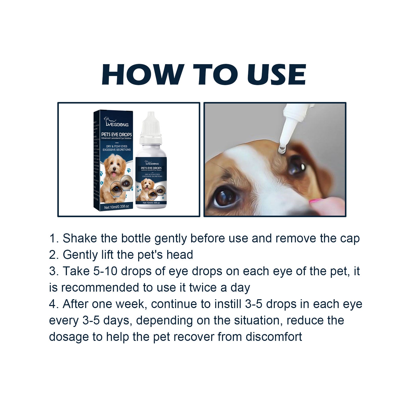 Yegbong Pet Eye Drops, Cats And Dogs Remove Tears Relieve Eyes Itchy Cleansing Eye Drops Pet Supplies Pet Eprolo https://www.cyberehub.com