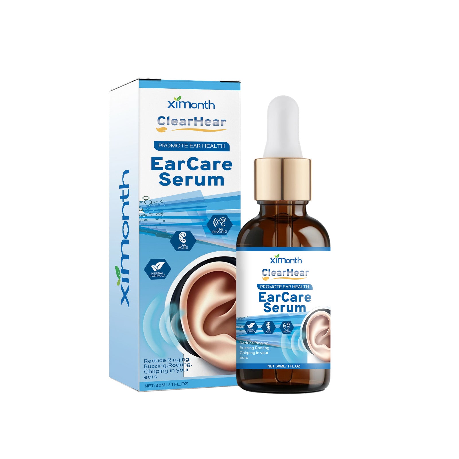 Tinnitus Care Solution For Relief Of Tinnitus, Back And Ear Discomfort Body Care Cleansing Ear Care Solution default title Health & Beauty Health Eprolo https://www.cyberehub.com