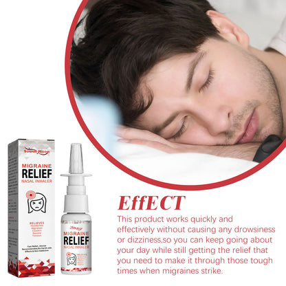 Migraine Relief Nasal Inhaler, Relieve Nasal Discomfort Nasal Cleaning Body Care Spray Health Eprolo https://www.cyberehub.com