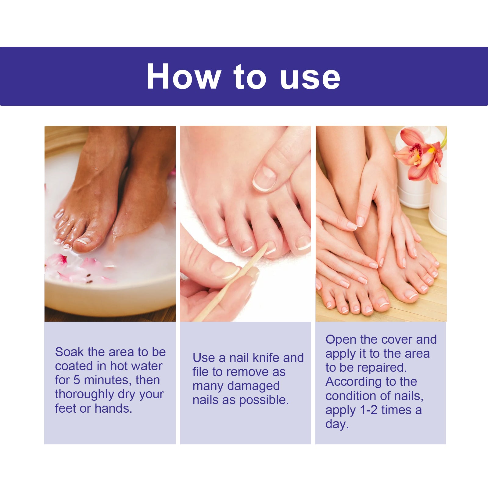 Nail Repair Lotion, Repair Thickening Nail Inlay Gray Nail Shine Soft Nail Care Solution Health Eprolo https://www.cyberehub.com