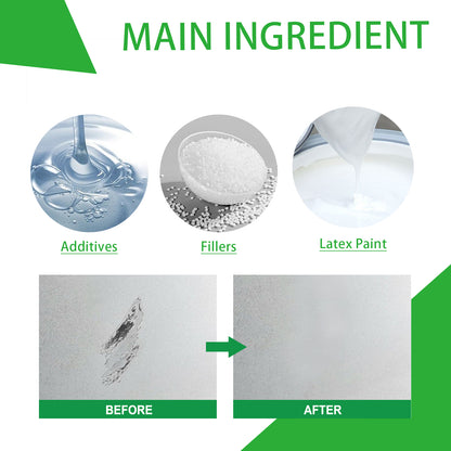 Jaysuing Wall Repair Paint: White Wall Repair Roller Brush Moisture-Proof Peeling Cover Stains And Cracks Renovation Paint Home Eprolo https://www.cyberehub.com