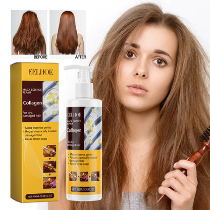 Maca Essence Repair Collagen, Repair Damaged Hair Reduces Split Ends Deep Clean Smooth And Shiny Health & Beauty Health Eprolo https://www.cyberehub.com