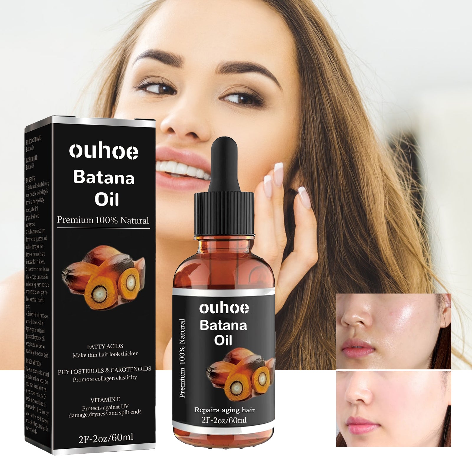 Batana Essential Oil, Hair Smoothing Anti-Loss Nourishing Skin Care Essential Oil Health Eprolo https://www.cyberehub.com